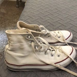White converse for sale size 7 in women’s